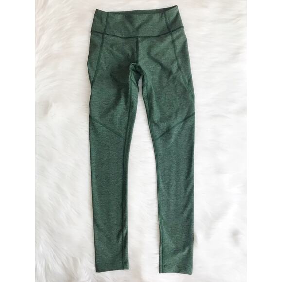 Outdoor Voices Warm Up 7/8 Leggings Hunter Green X Small - Picture 1 of 4